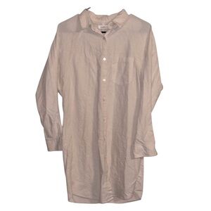 🌹NEUFLORA LINEN BLEND SHIRT DRESS